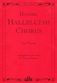 Handel Hallelujah Chorus Piano Duet Sheet Music Songbook