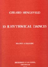 Hengeveld 10 Rhythmical Dances Piano Duet Sheet Music Songbook