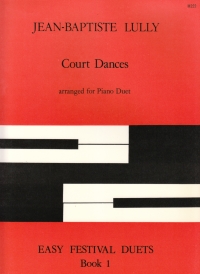 Lully Court Dances (easy Festival Duets Bk1) Piano Sheet Music Songbook