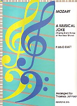 Mozart Musical Joke Piano Duet Johnson Sheet Music Songbook