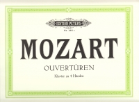 Mozart Overtures Piano Duet Sheet Music Songbook