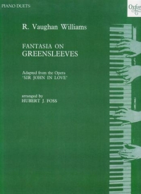 Vaughan Williams Fantasia On Greensleeves Pno Duet Sheet Music Songbook