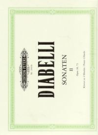Diabelli Sonatas Vol 2 Ruthardt Op38,73 Piano Duet Sheet Music Songbook