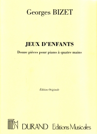 Bizet Jeux Denfants Piano Duet Sheet Music Songbook