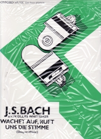 Bach Sleepers Wake (arr Whittaker) (2 Pno/4 Hnd) Sheet Music Songbook