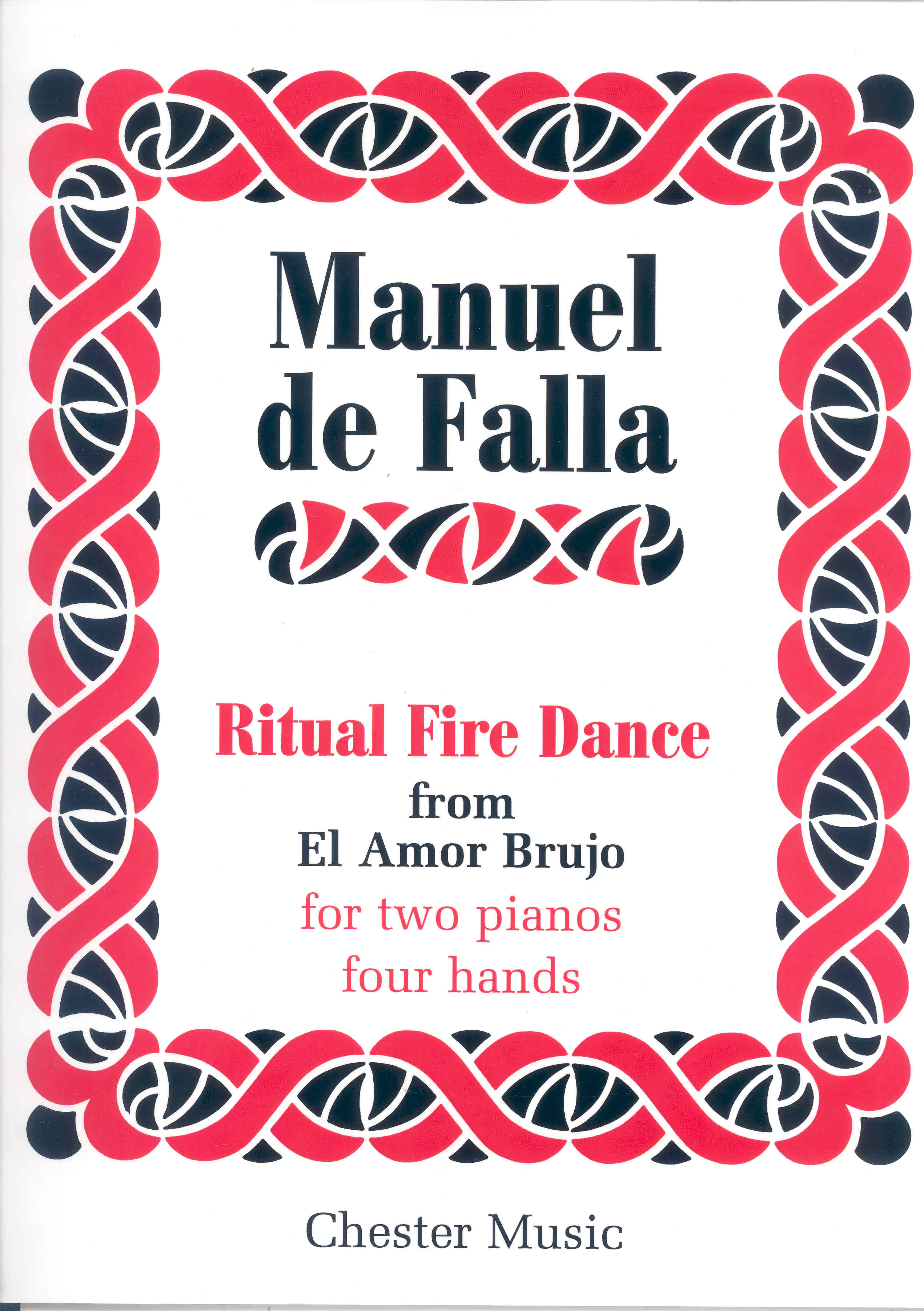 Falla Ritual Fire Dance (2 Pno/4 Hnd) Sheet Music Songbook