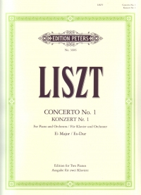 Liszt Concerto No 1 Eb (2 Pno/4 Hnd) Sheet Music Songbook
