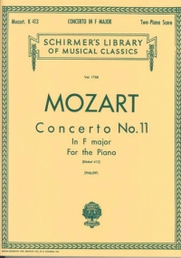 Mozart Concerto K413 No 11 F Major (2 Pno/4 Hnd) Sheet Music Songbook