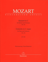 Mozart Concerto K503 No 25 C 2 Pianos/4 Hnd Sheet Music Songbook