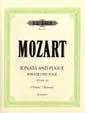 Mozart Sonata K448, Fugue K426 & Adagio K546 Sheet Music Songbook
