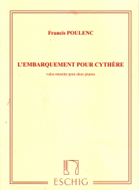 Poulenc Lembarquement Pour Cythere (2 Pno/4 Hnd) Sheet Music Songbook