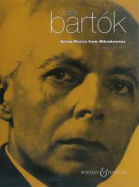 Bartok 7 Pieces From Mikrokosmos (2 Pno/4 Hnd) Sheet Music Songbook