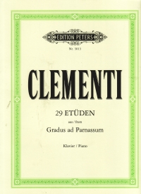 Clementi Gradus Ad Parnassum (selection) Ed Tausig Sheet Music Songbook