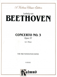 Beethoven Concerto No 3 Op 37 C Min (2 Pno/4 Hnd) Sheet Music Songbook