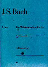 Bach Well Tempered Clavier Pt1 With Fingering Sheet Music Songbook