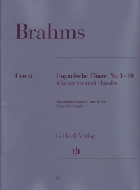 Brahms Hungarian Dances Nos 1-10 Piano Sheet Music Songbook