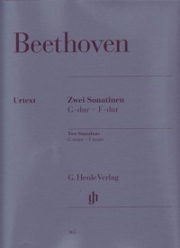 Beethoven Sonatinas (2) Anh 5/1 Ing & 2 Inf Piano Sheet Music Songbook