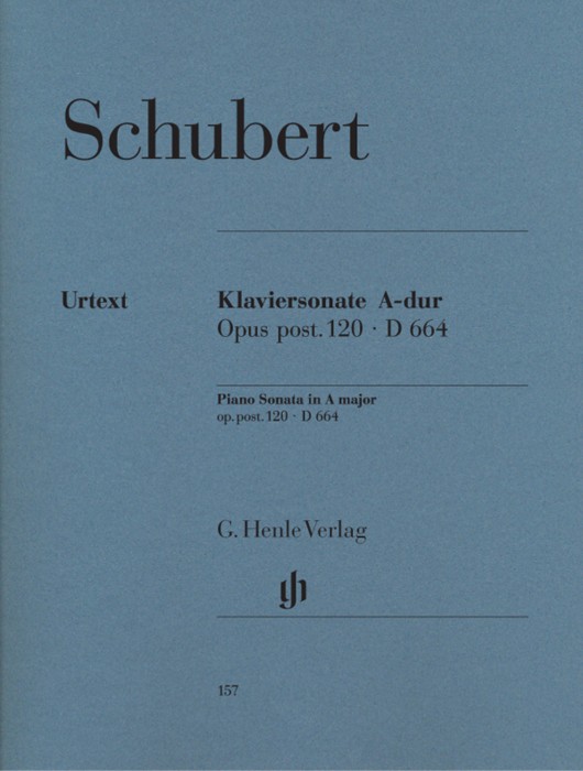 Schubert Sonata Op Post 120 A D664 Mies Piano Sheet Music Songbook