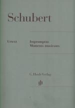 Schubert Impromptus & Moments Musicaux Piano Sheet Music Songbook
