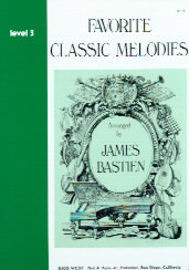 Bastien Favourite Classic Melodies Level 3 Wp75 Sheet Music Songbook