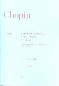Chopin Concerto No 1 Op11 Emin (2 Pno/4 Hnd) Sheet Music Songbook