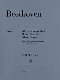 Beethoven Concerto No 2 Op19 Bb (2 Pno/4 Hnd) Sheet Music Songbook