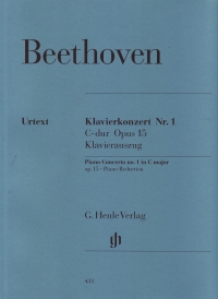Beethoven Concerto No 1 Op15 C (2 Pno/4 Hnd) Sheet Music Songbook