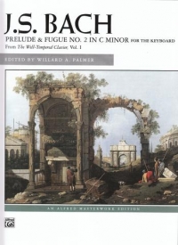 Bach Prelude & Fugue Book 1 No 2 Cmin Piano Sheet Music Songbook