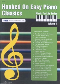 Hooked On Easy Piano Classics Vol 1 + Online Sheet Music Songbook