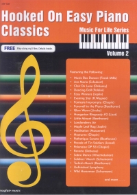 Hooked On Easy Piano Classics Vol 2 + Online Sheet Music Songbook