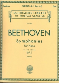 Beethoven Symphonies Book 2 Nos 6-9 Singer Piano Sheet Music Songbook
