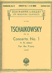 Tchaikovsky Concerto No 1 Bbmin Op23 (2 Pno/4 Hnd) Sheet Music Songbook
