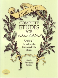 Liszt Studies (complete) Series 1 Busoni Piano Sheet Music Songbook