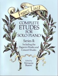 Liszt Studies (complete) Series 2 Busoni Piano Sheet Music Songbook