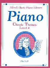 Alfred Basic Piano Classic Themes Level 4 Sheet Music Songbook