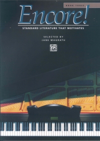 Encore Book 3 Piano Sheet Music Songbook