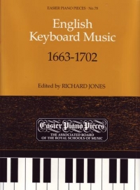 English Keyboard Music 1663-1702 Ed Jones Epp 78 Sheet Music Songbook
