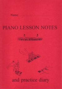 Piano Lesson Notes (practice Diary) Sheet Music Songbook