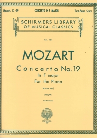 Mozart Concerto K459 No 19 (2 Pianos) Sheet Music Songbook