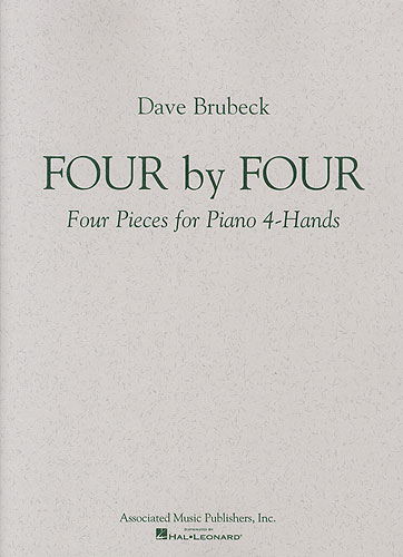 Brubeck Four By Four 2 Pnos/4 Hnds Sheet Music Songbook