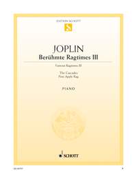Joplin Famous Ragtimes 3 Piano Sheet Music Songbook