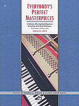Everybodys Perfect Masterpieces Book1 Piano Sheet Music Songbook