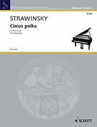 Stravinsky Circus Polka Piano Sheet Music Songbook