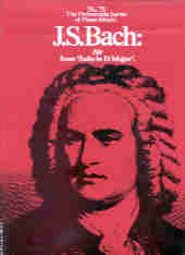 Bach Air (suite D Major) Promenade 78 Sheet Music Songbook