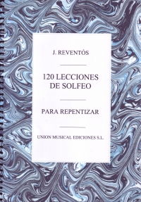 Reventos 120 Lecciones De Solfeo Book 3 Piano Sheet Music Songbook