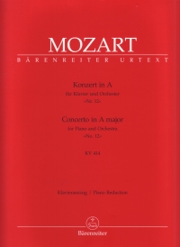 Mozart Concerto K414 No 12 2 Pf/4 Hnd Sheet Music Songbook