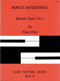 Moszkowski Spanish Dance Op21 No 1 Ef12 Piano Duet Sheet Music Songbook