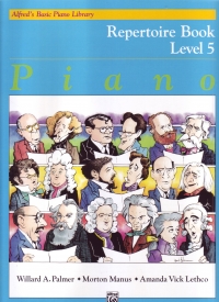 Alfred Basic Piano Repertoire Book Level 5 Sheet Music Songbook