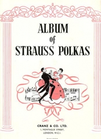 Album Of Strauss Polkas Piano Sheet Music Songbook