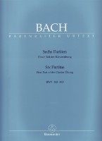 Bach Partitas (6) Bwv 825-830 Jones Urtext Piano Sheet Music Songbook